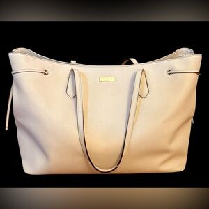 Kate Spade XL Laurel Way Ari Tote in ballet pink saffiano leather